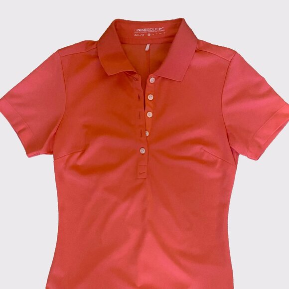 *NIKE* Dri-FIT Polo Golf Pink/Salmon - Picture 1 of 4